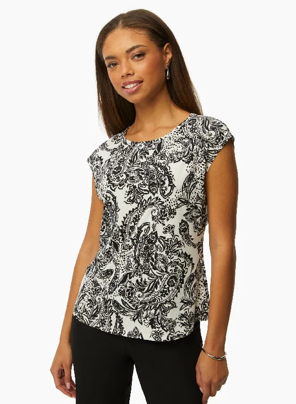 Paisley Print Top