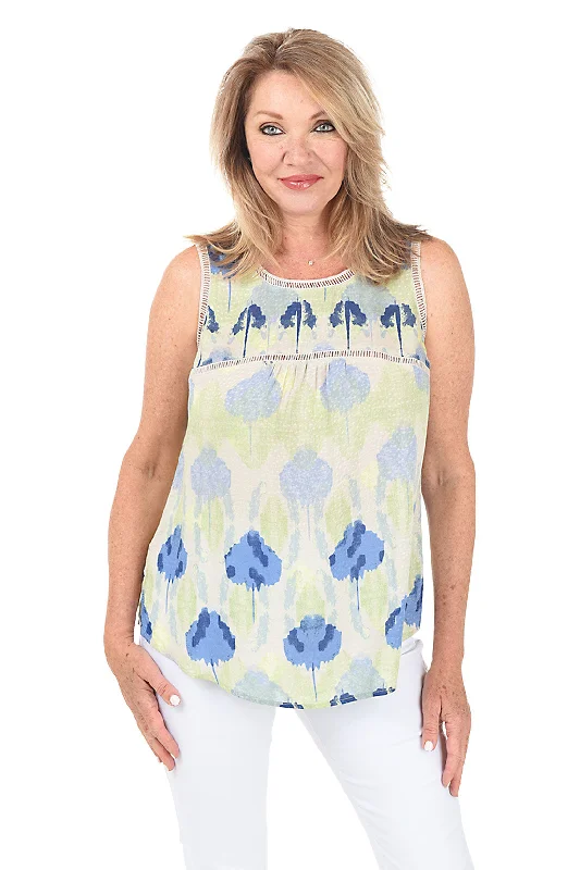 Orchard Challis Sleeveless Blouse