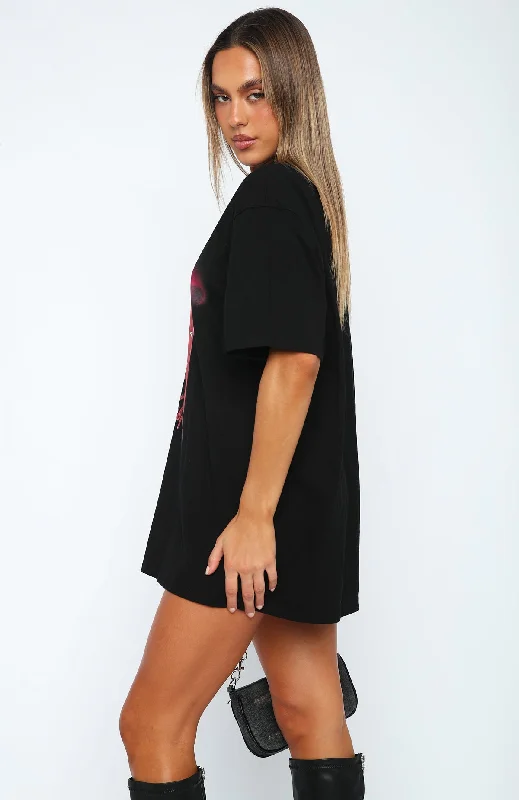 Censored Oversized Tee Black