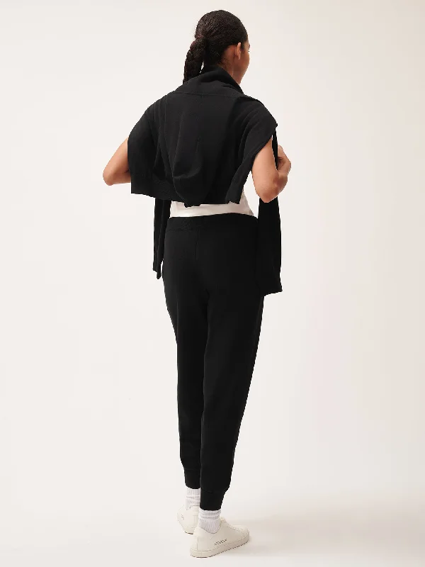 DNA Knitted Track Pants—black