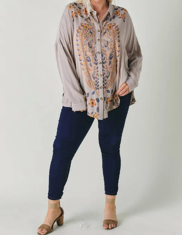 Plus Size 1X / taupe