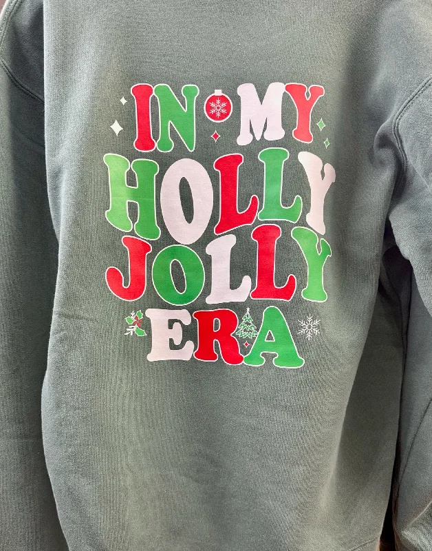 Holly Jolly Era Crewneck Sweatshirt - Multiple Options