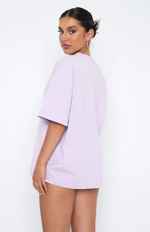 Leisure Series Oversized Tee Lavender