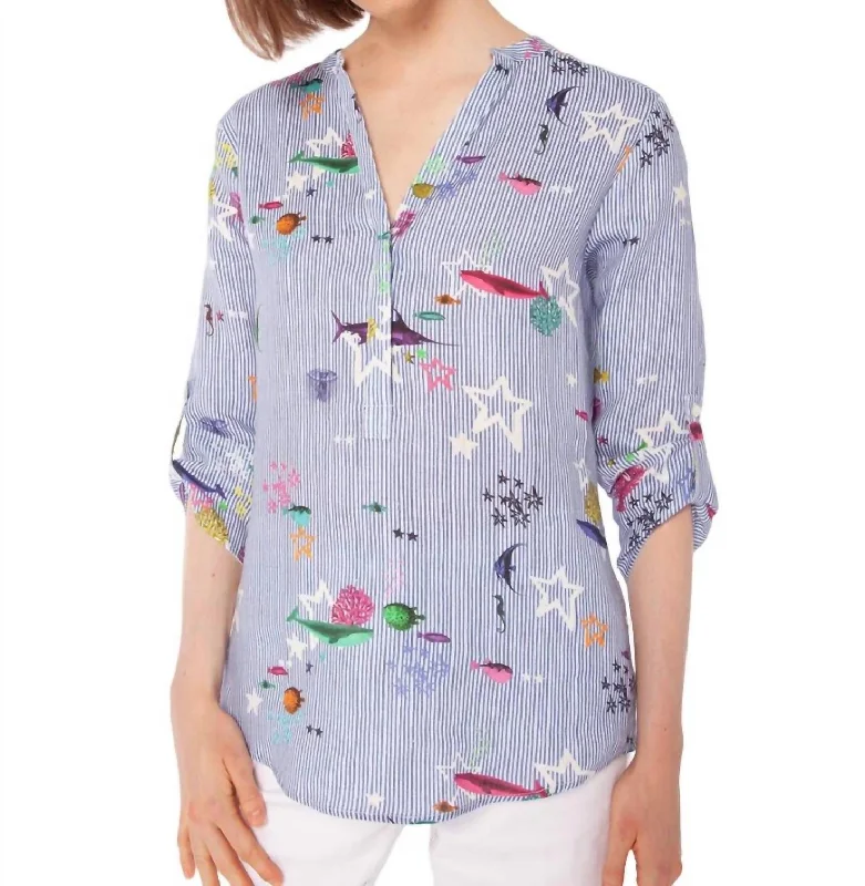 Marlin Shirt In Blue