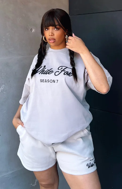 Season 7 Oversized Tee Overcast