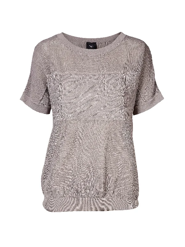 VIGGE knitted top - Grey