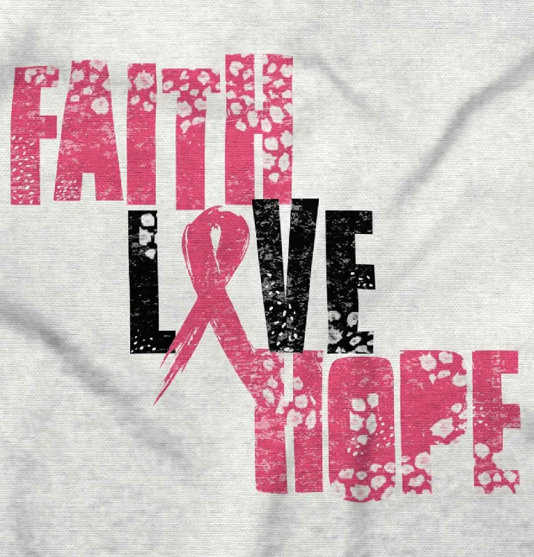 Pink Faith Love Hope T Shirt