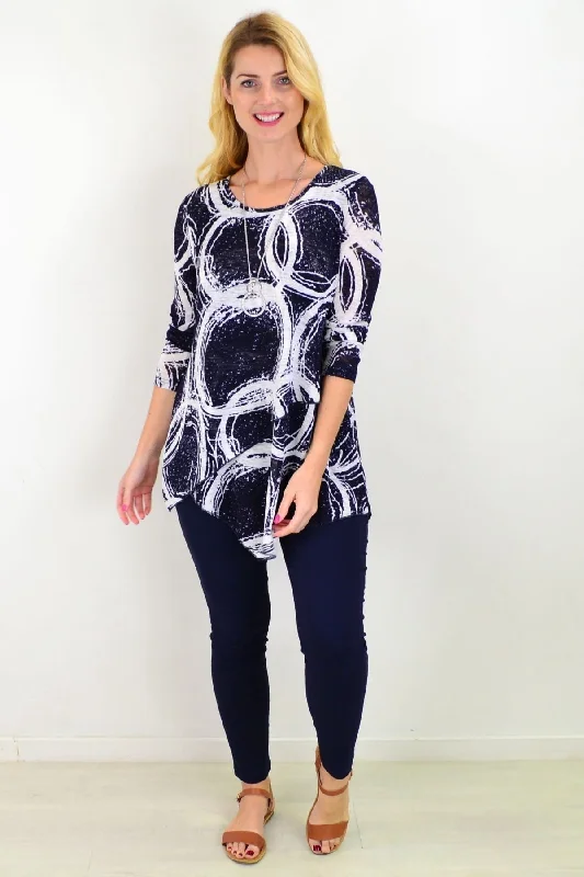 Galaxy Cross Over Swing Tunic Top