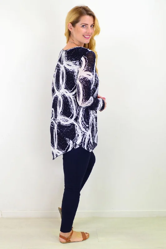 Galaxy Cross Over Swing Tunic Top