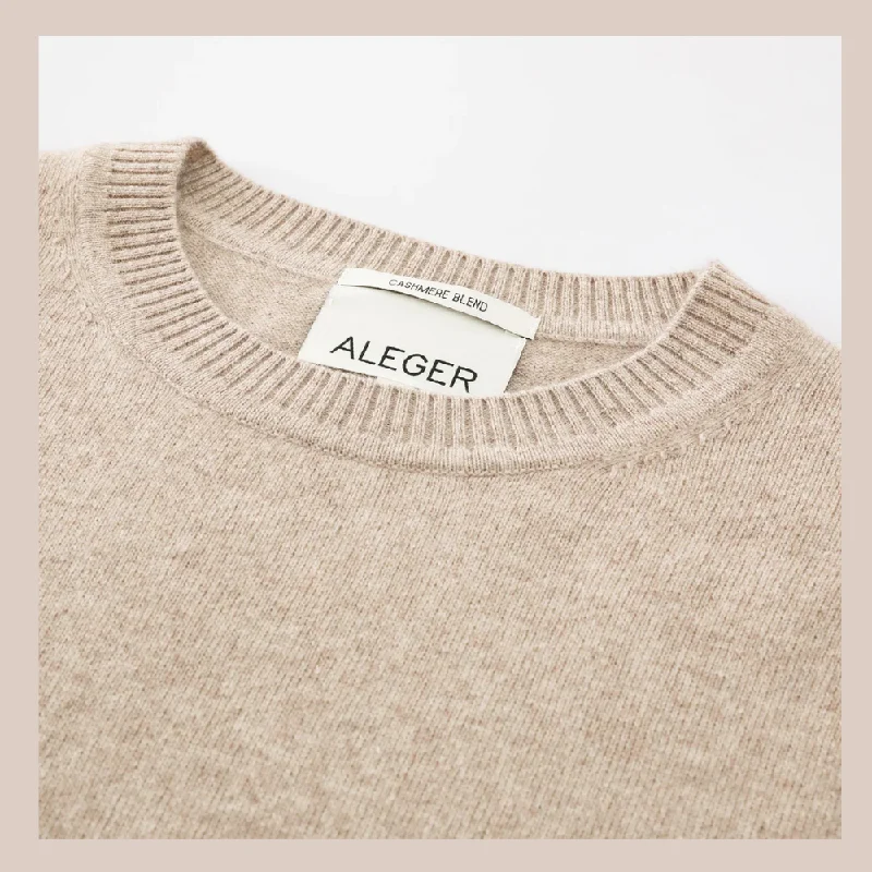 Oversized Crew Sweater - Milk Toffee