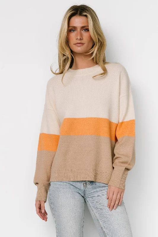 Rooney Sweater | Cream + Oatmeal