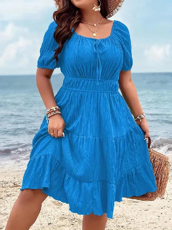 Sadie Plus Size Short Sleeve Dress