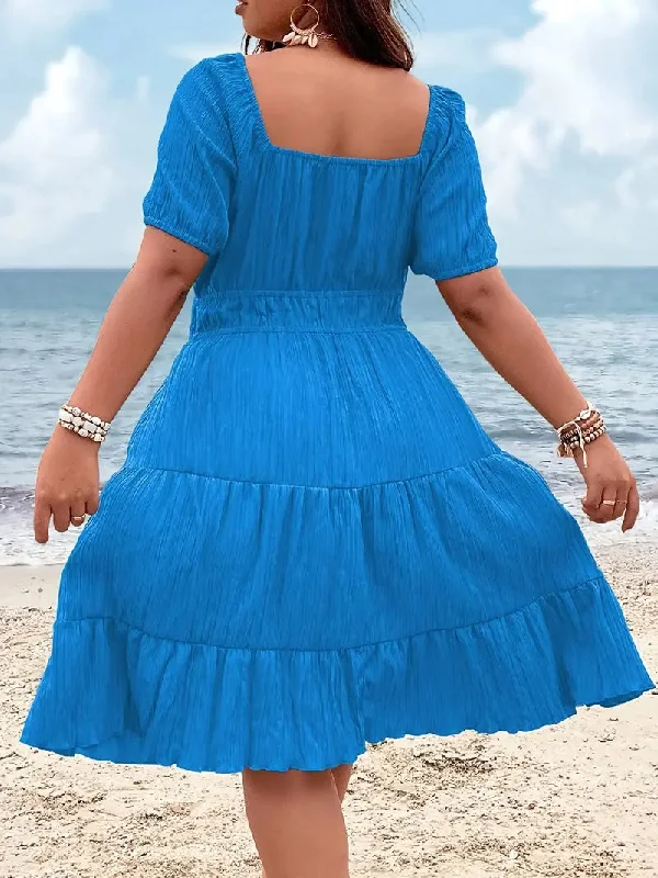 Sadie Plus Size Short Sleeve Dress