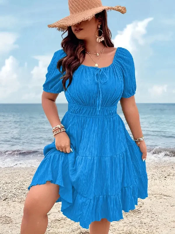 Sadie Plus Size Short Sleeve Dress