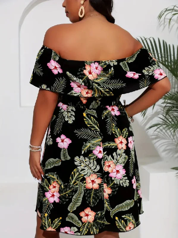 Stella Plus Size Off Shoulder Sundress