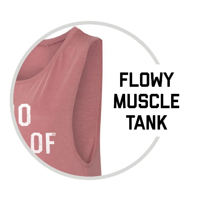 WOMEN'S OHIO STATE OF MIND MUSCLE TANK / MAUVE