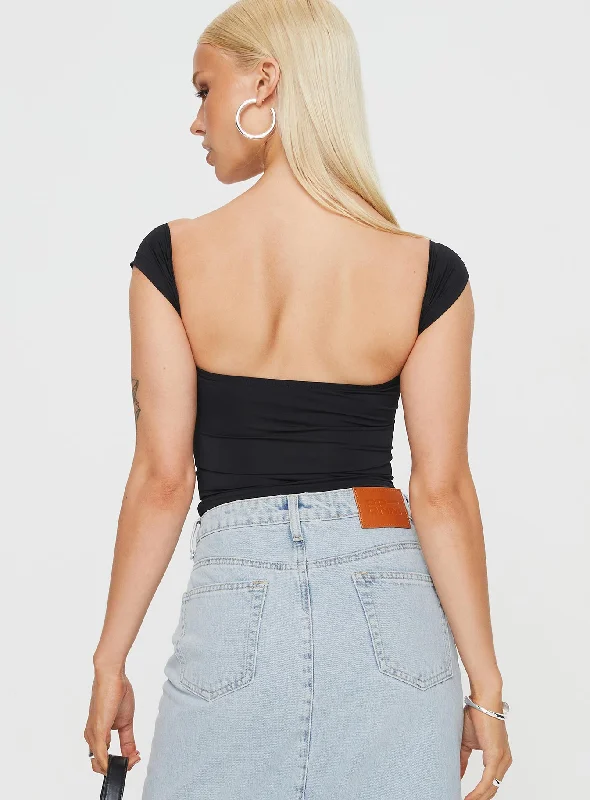 Larisha Off The Shoulder Top Black