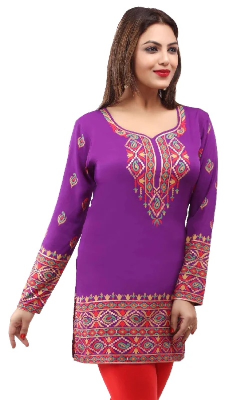 Magenta Kurti Dress for Women – Stylish Ethnic Wear