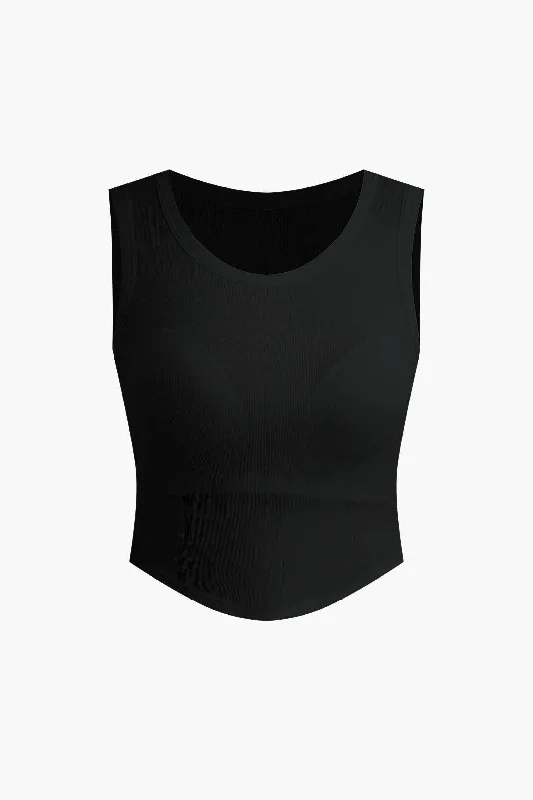 Basic Padded Solid Tank Top