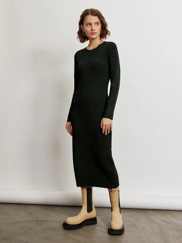 Monica Ribbed Knit Dress