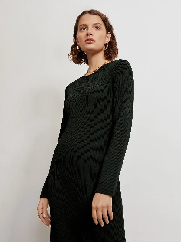 Monica Ribbed Knit Dress