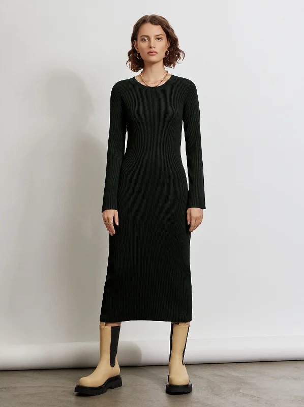 Monica Ribbed Knit Dress