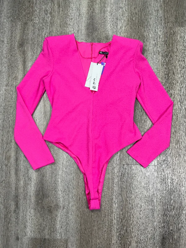 Pink Bodysuit Zara, Size L