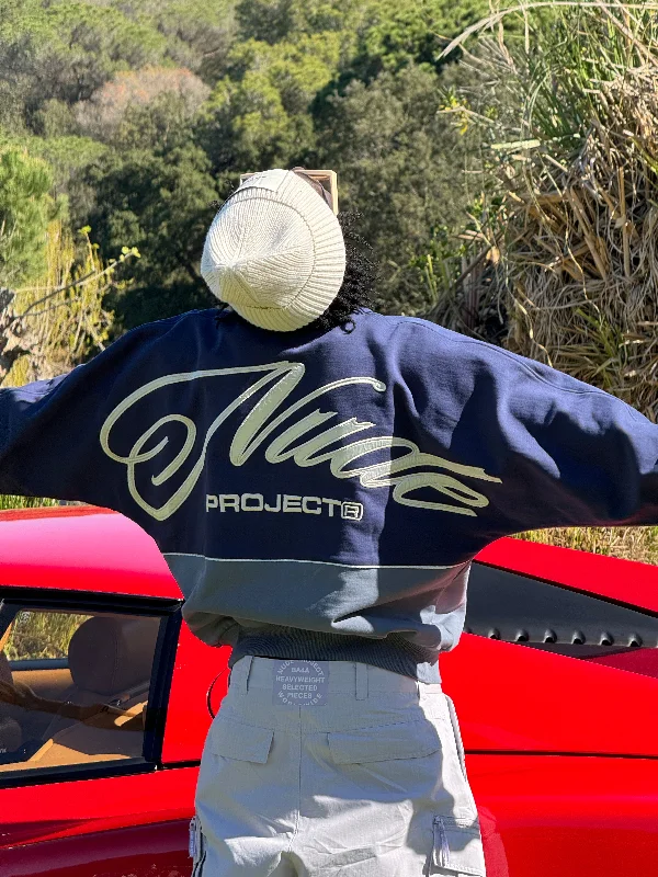 DA WAVE CREWNECK NAVY