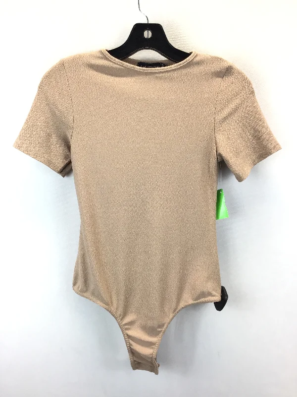 Tan Bodysuit Pretty Little Thing, Size 4