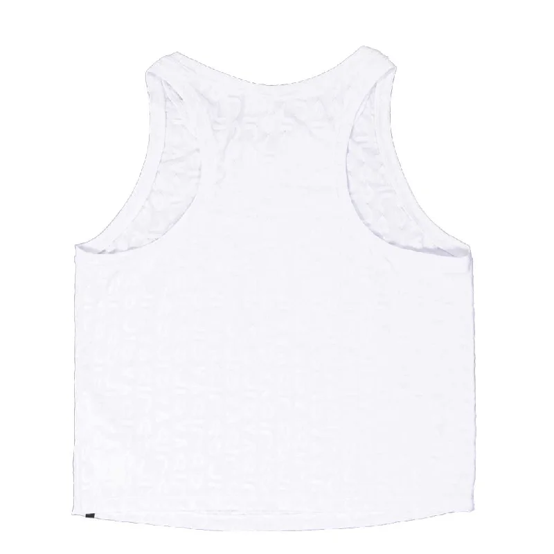 Asics - Women's Cropped Logo Jacquard Tank (2032B790 100)