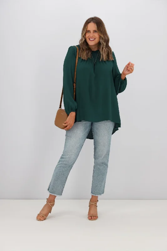 Boho Australia Manhatten Top Emerald