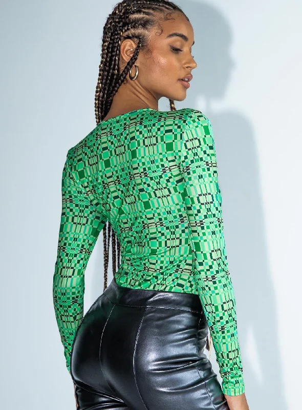 Hypnotize Bodysuit Green