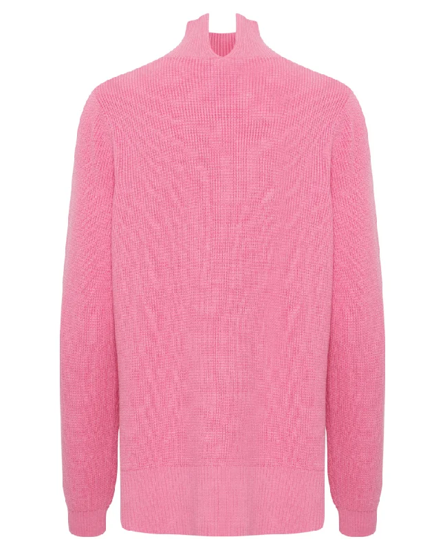 Ichi Boston Super Pink Turtleneck Knit