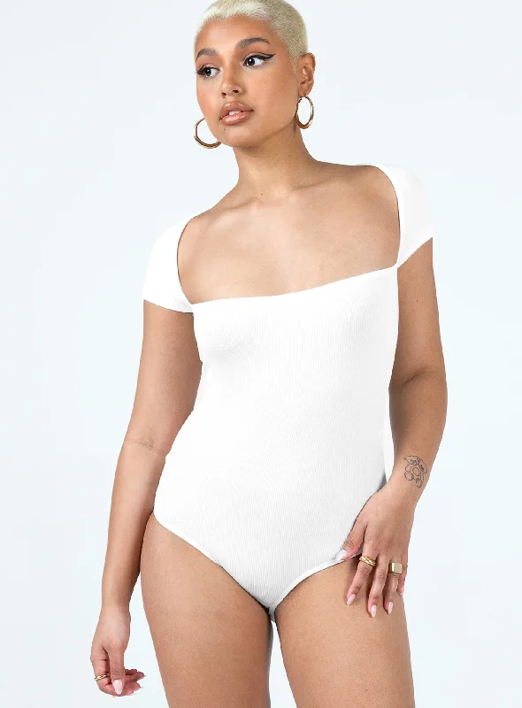 Langley Bodysuit White