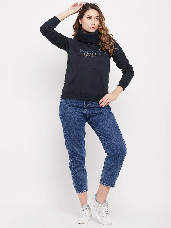 Madame  Navy Sweatshirt