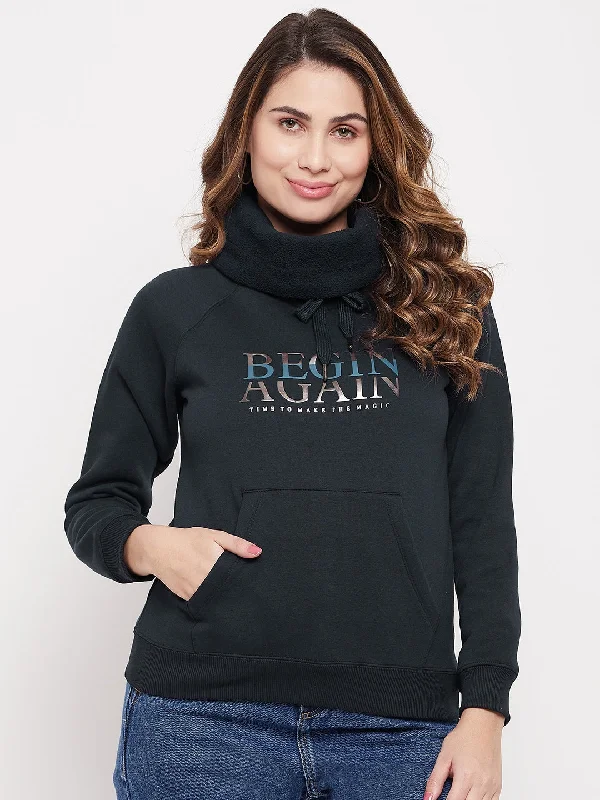 Madame  Navy Sweatshirt