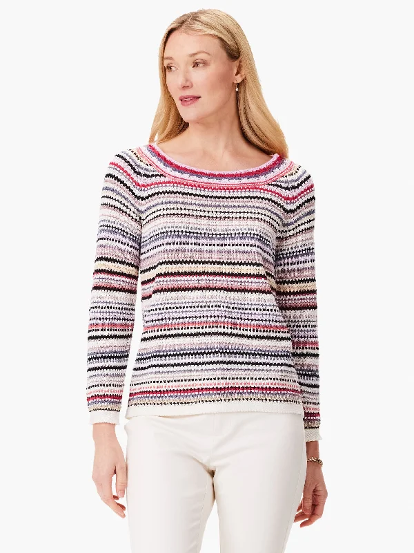 NIC+ZOE Crochet Crush Sweater