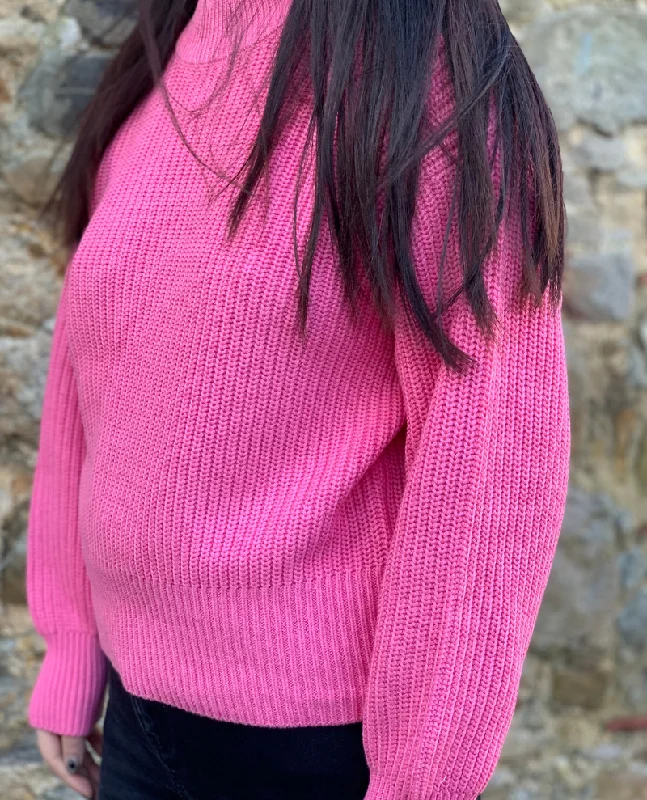 Part Two Reta Pink Cotton Knit