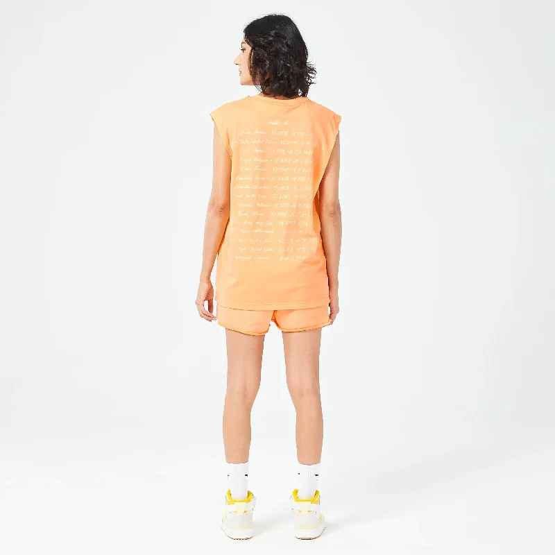 Retrograde Explorer Tank - Orange Chiffon Marl