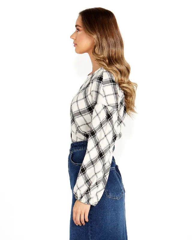 Sass Valentina Bias Blouse Check