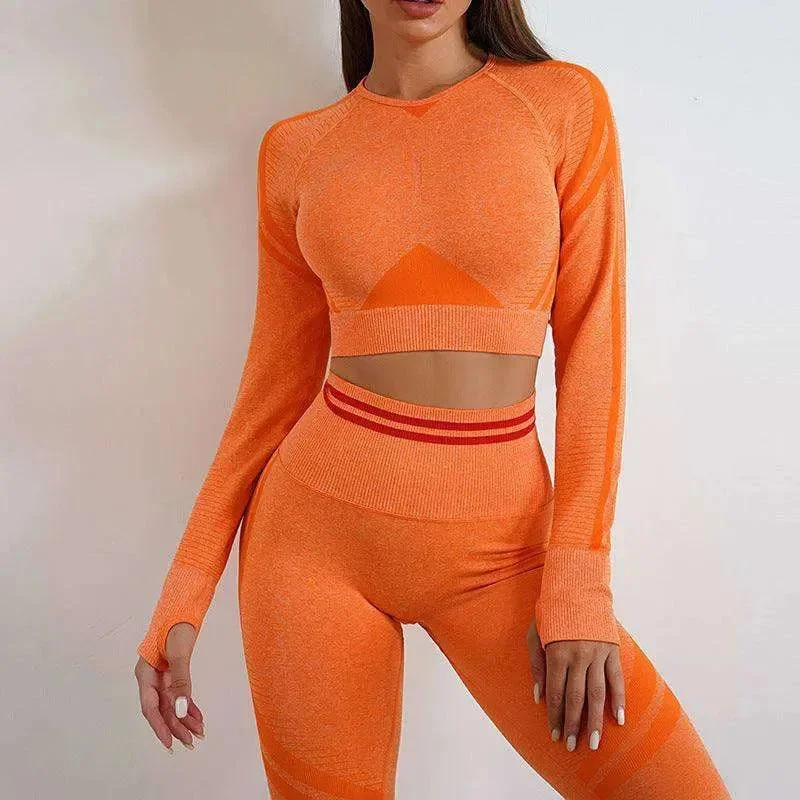 Orange / Long Sleeve / L