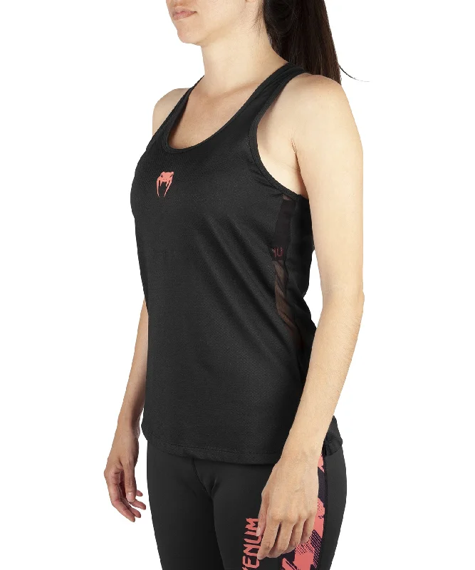 Venum Tecmo Tank Top - For Women - Black/Coral