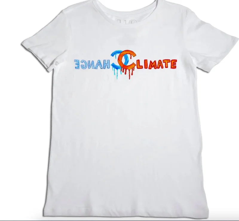 Climate Change T-Shirt In White