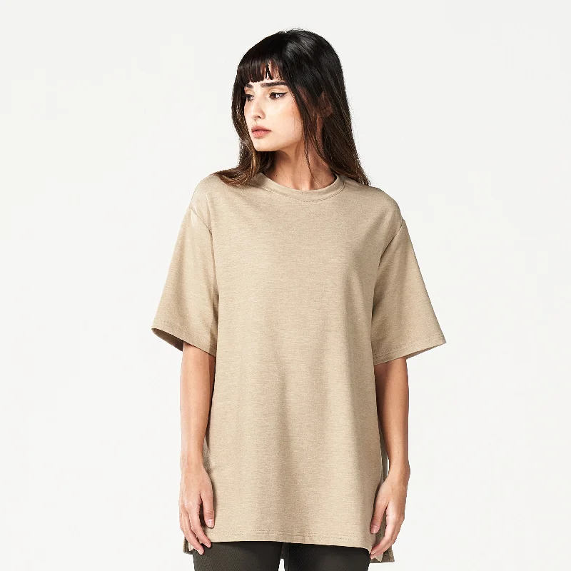 Code Oversized Live in Tee - Sand Marl