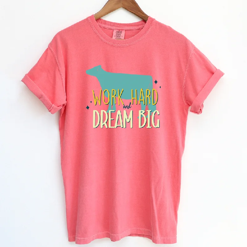 Dream Big Dairy Cow ComfortWash/ComfortColor T-Shirt (S-4XL) - Multiple Colors!