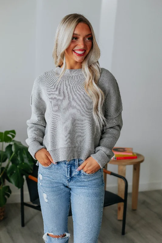 Embrie Sweater - Heather Grey