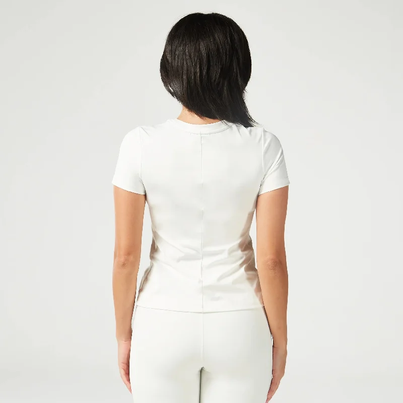 Essential Body Fit Tee - Pearl White