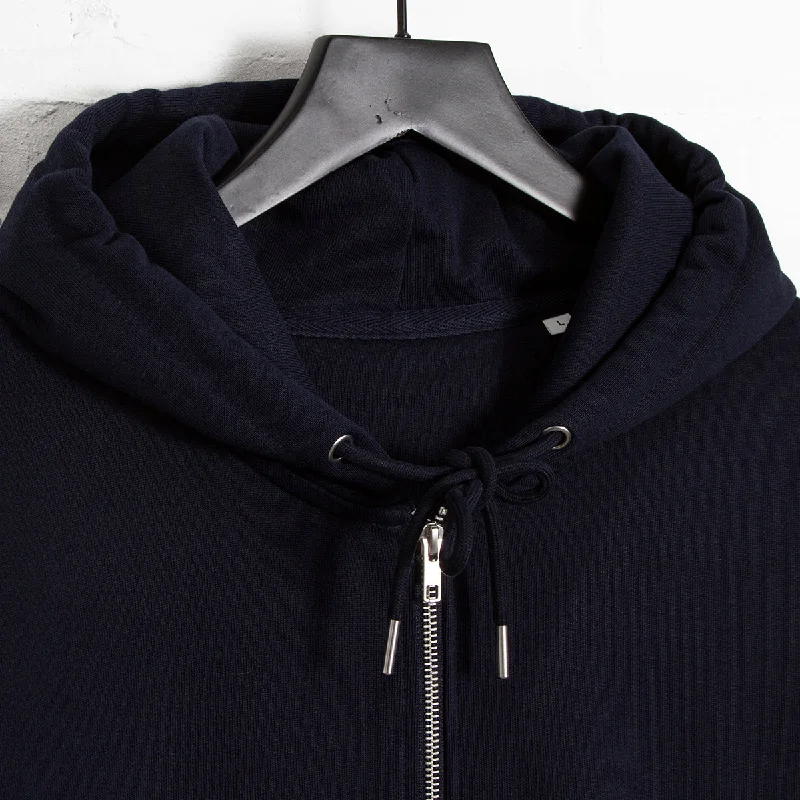 Illegal Rave Crest - Zipped Hood - Navy