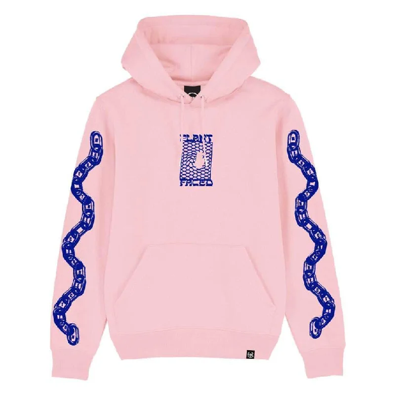 Make The Connection Hoodie - Pink x Blue - ORGANIC X RECYCLED