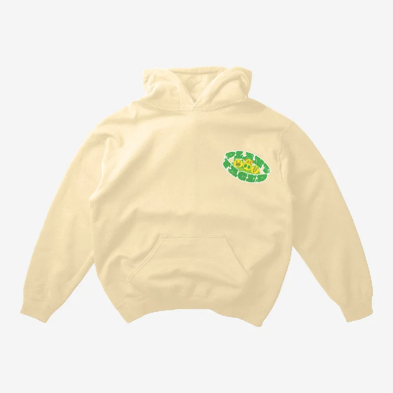 No Animals Consumed Club Deluxe Organic Box Hoodie - Buttermylk